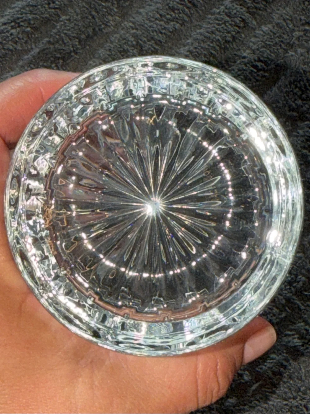 Cut-Glass Tumbler Set of 2 - Clear Crystal Pattern Cristal D'Arques Masquerade